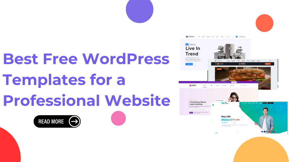 Best Free WordPress Templates for a Professional Website