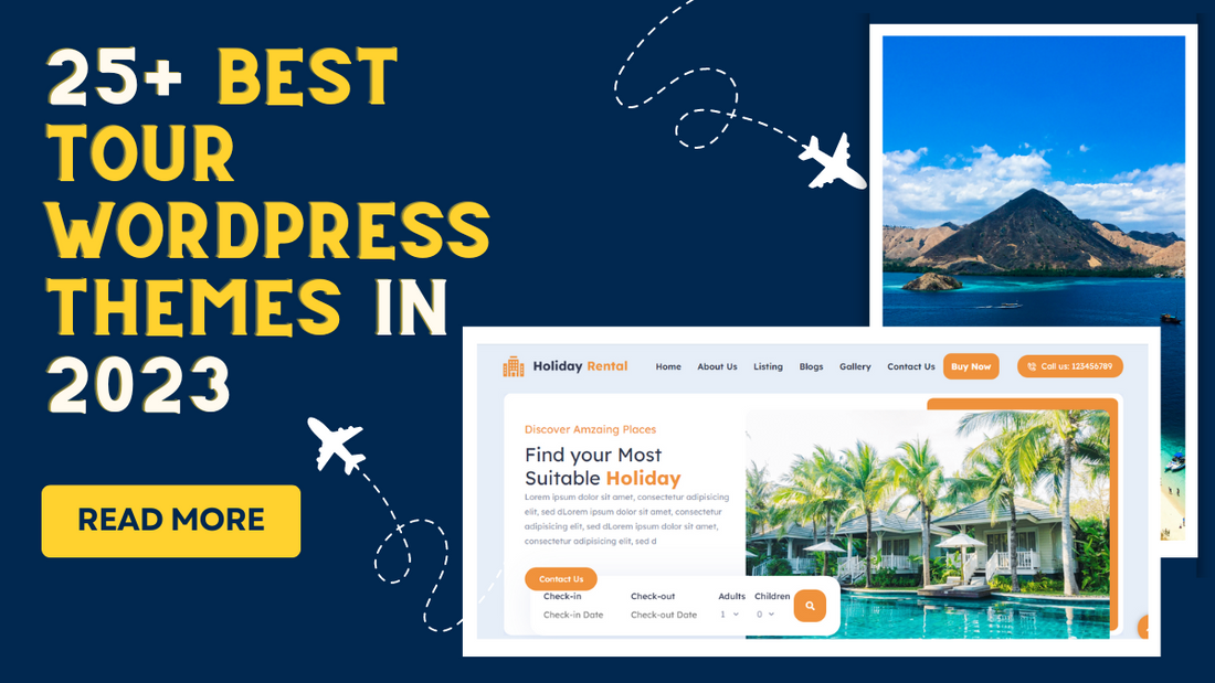 25+ Best Tour WordPress Themes in 2023