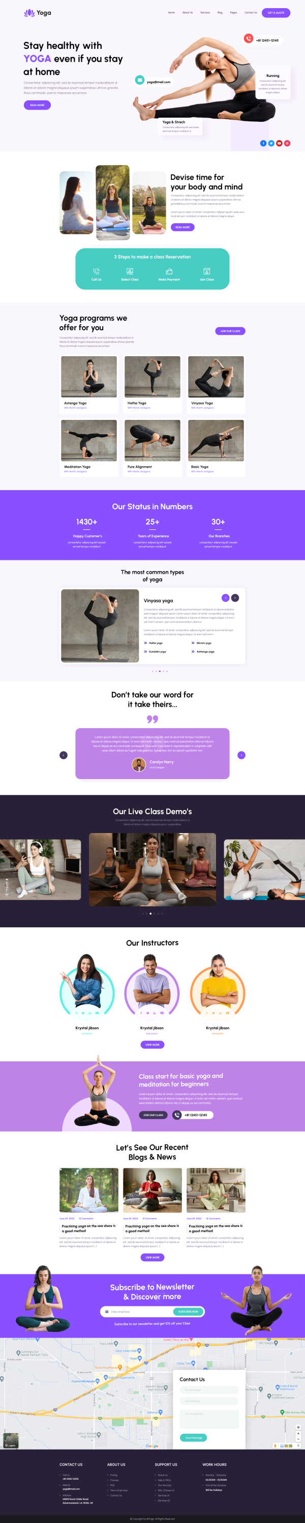 Kriya Yoga WordPress Theme